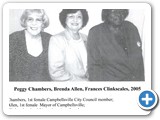 Peggy Chambers, Brenda Allen, Frances Clinkscales 2005